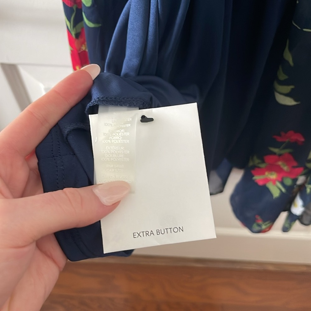 Calvin Klein Floral Shirt Dress - Picture 13 of 16